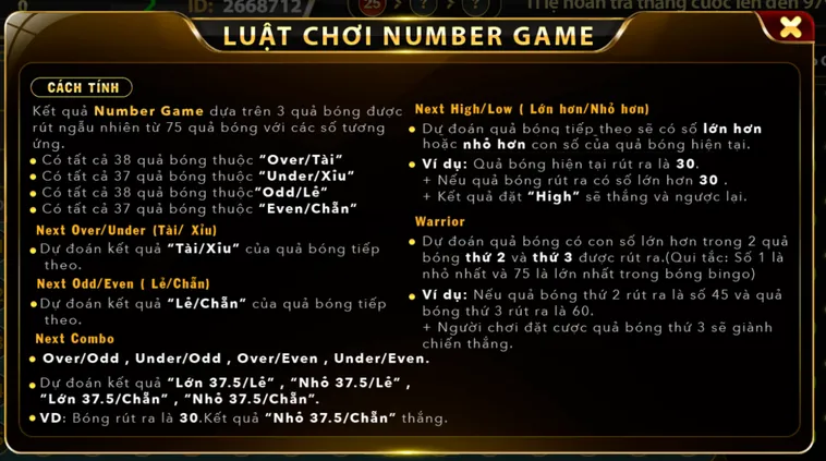 Khám Phá Thế Giới Con Số Kỳ Diệu Trong Game Number Game Tại HitClub Hào Hùng