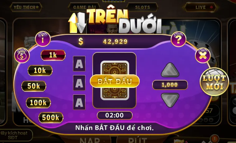 Cách Chơi Minigame Trên Dưới Tại HitClub Thắng Lớn Mỗi Ngày 2026
