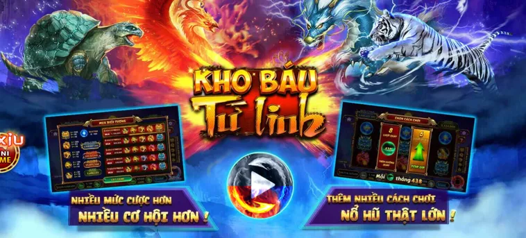 Nổ Hũ Kho Báu Tứ Linh Tại HitClub Hành Trình Săn Tìm Thần Thú Và Chinh Phục Jackpot